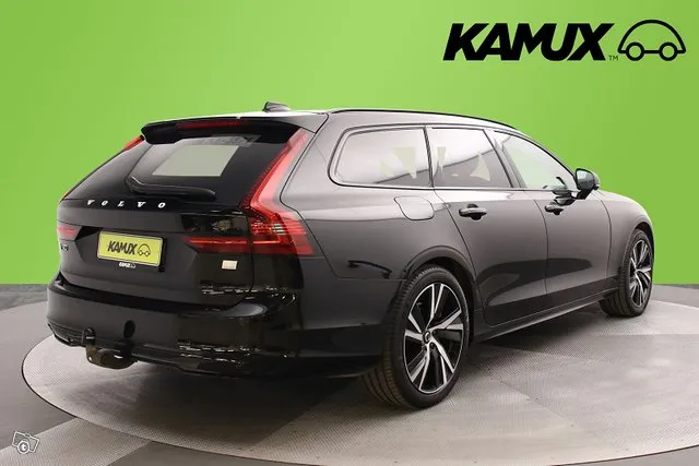 Volvo V90 T6 AWD Long Range Plus Dark R-Design / ALV- Väh kelp / Vetokoukku / 360-Kamera / Harman/Kardon / VOC Image 4